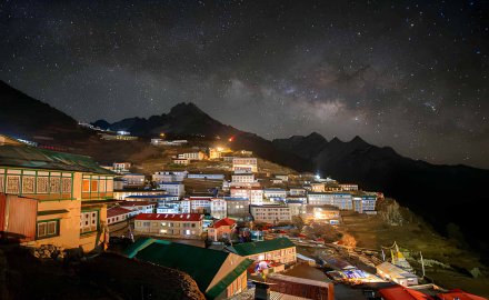 Night View Namche Bazar